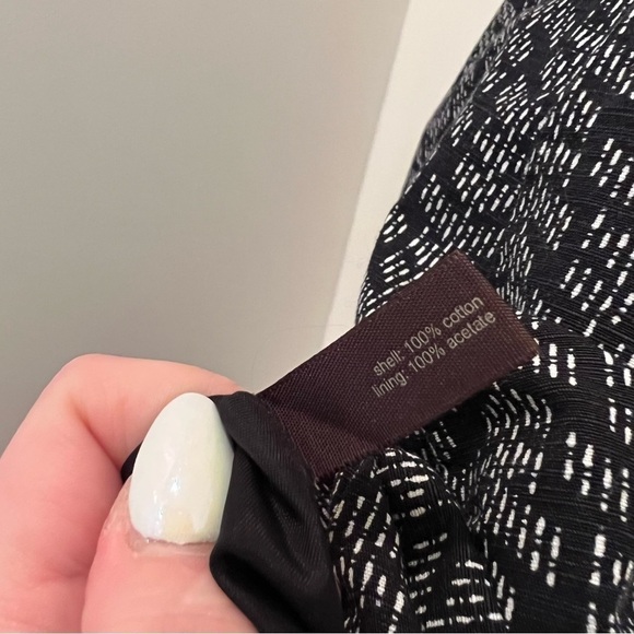 The Limited Strapless Ruffle Mini Formal Dress In Black And White Size 0 - Picture 6 of 16